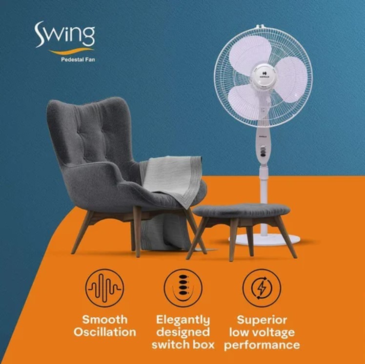 Havells swing stand fan