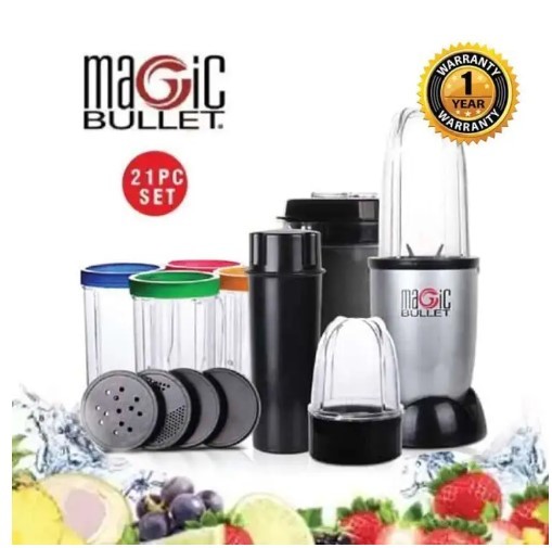 Magic Bullet Blender 21 Pcs -Kawashi Original - 1year company warranty