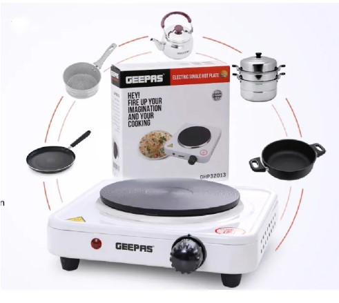 Geepas Electric Single Hot Plate 1000W