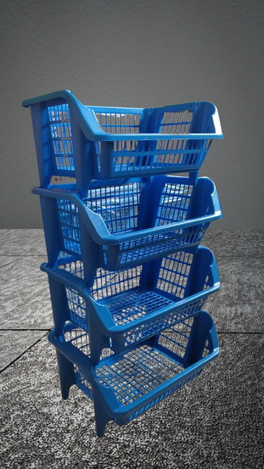 4 Layer Plastic Paper / Vegetable Rack