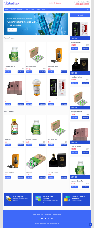 ViserShop – eCommerce Shopping Platform