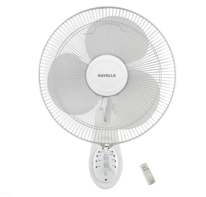 Havells Wall Fan with Remote - Platina