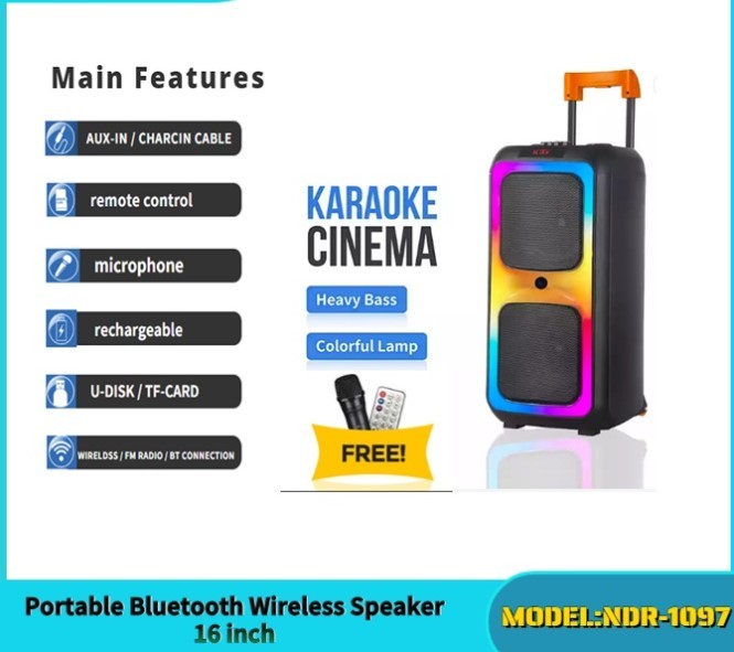 NDR 1097 Bluetooth Party Speaker