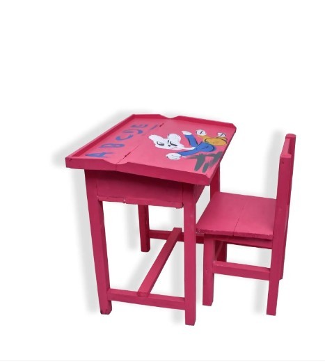 Wood Baby Desk & Chair