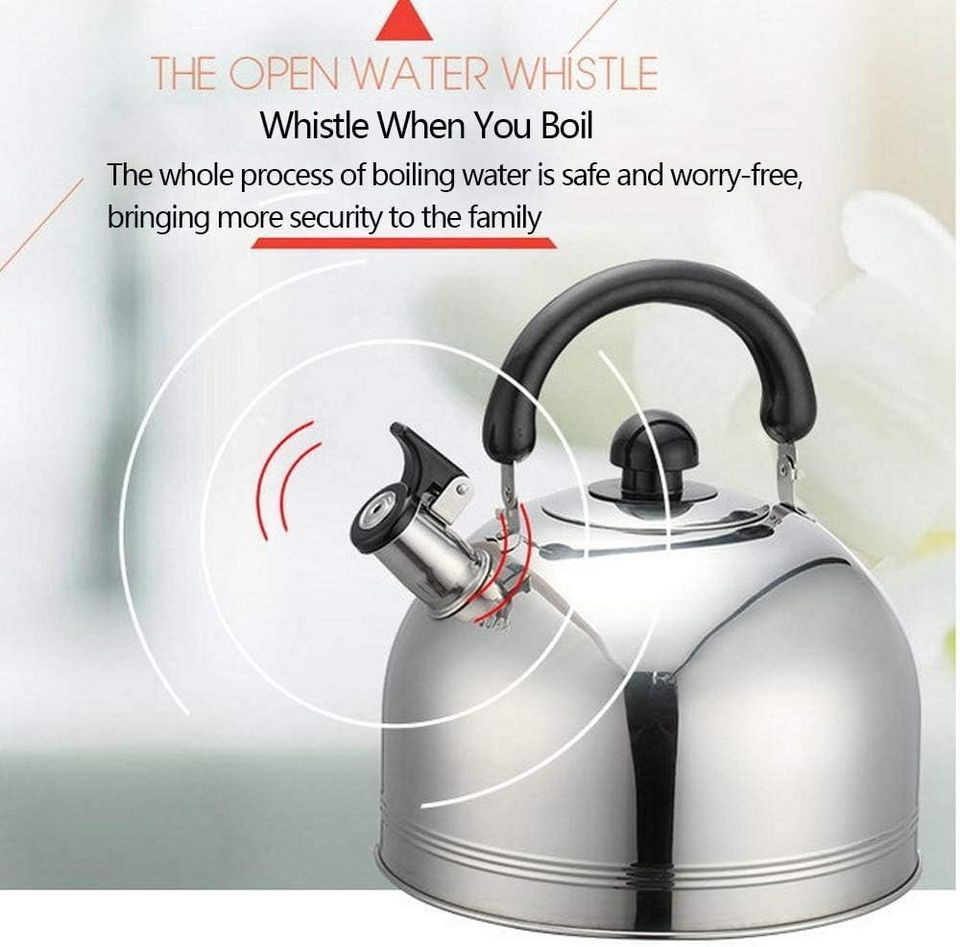 Stainless steel whistling kettle 2.5 L